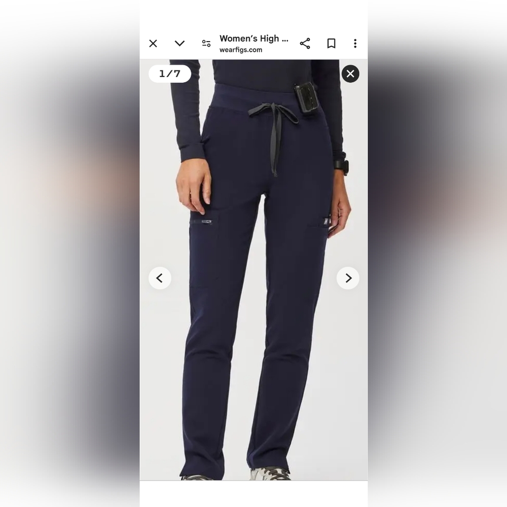 Figs Yola scrub pants xs